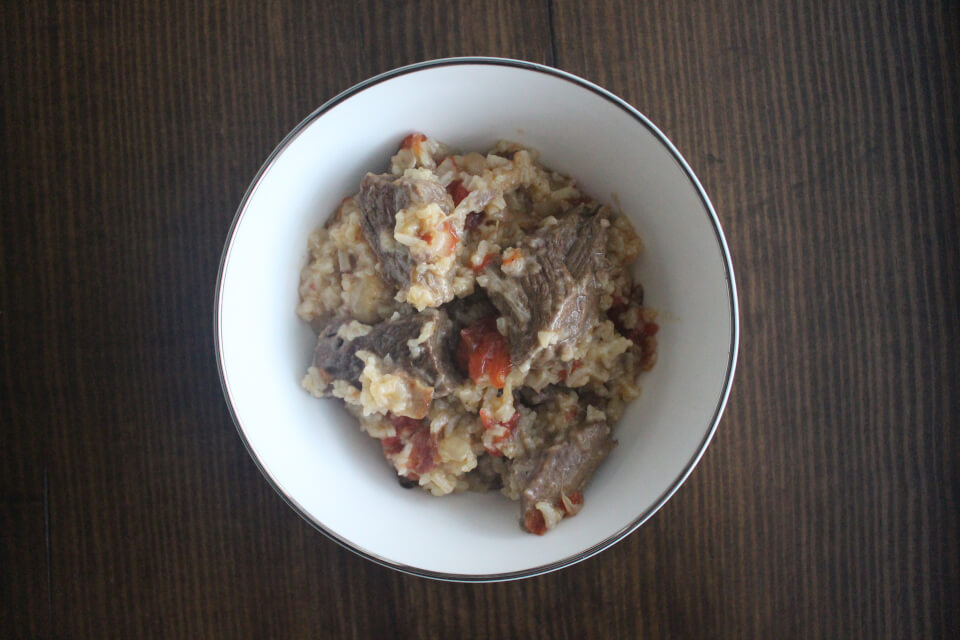 Julia Child Beef Stew with Rice, Onions, and Tomatoes Mastering the Art of French Cooking