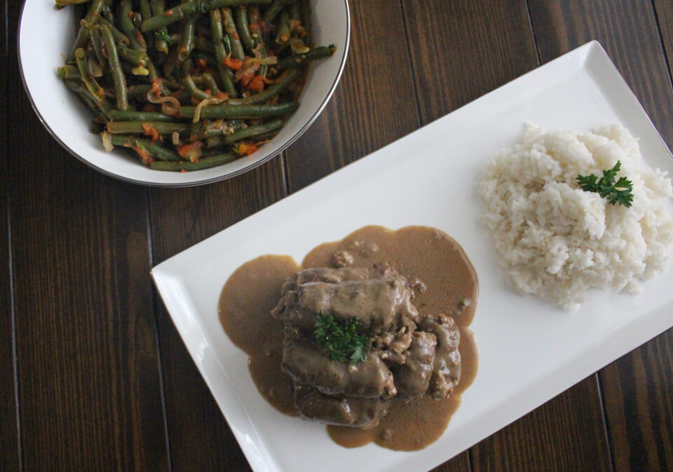 Julia Child Braised Stuffed Beef Rolls