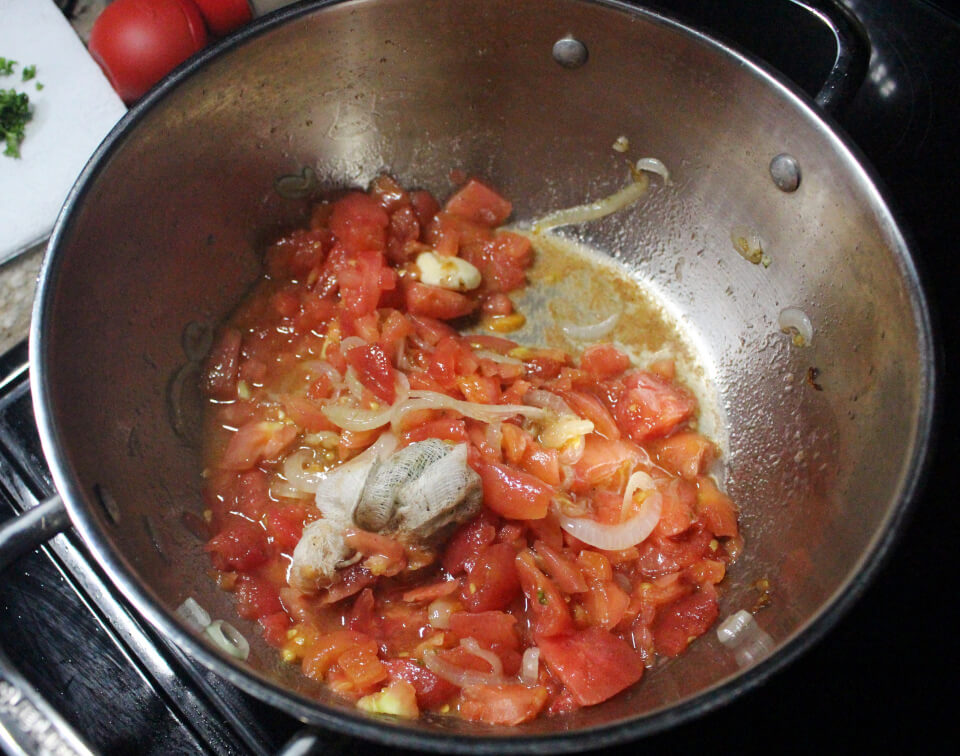 Julia Child Green Beans with Tomatoes