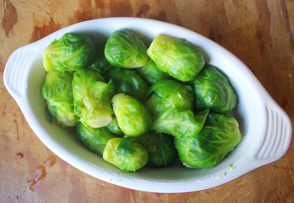 Julia Child Brussels Sprouts Braised in Butter
