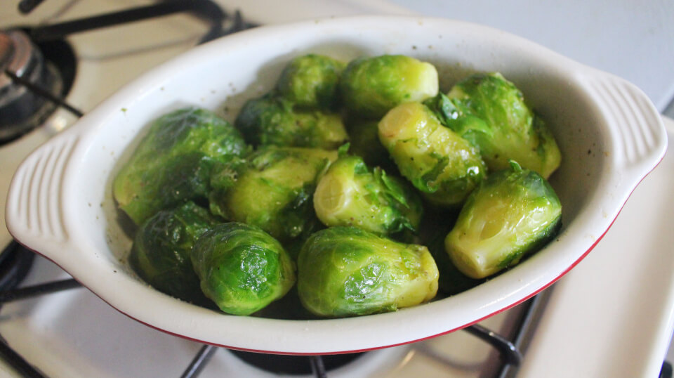 Julia Child's Brussels Sprouts Braised in Butter