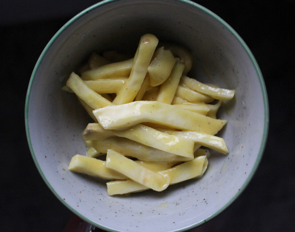 Julia Child's Celery Root in Mustard Sauce