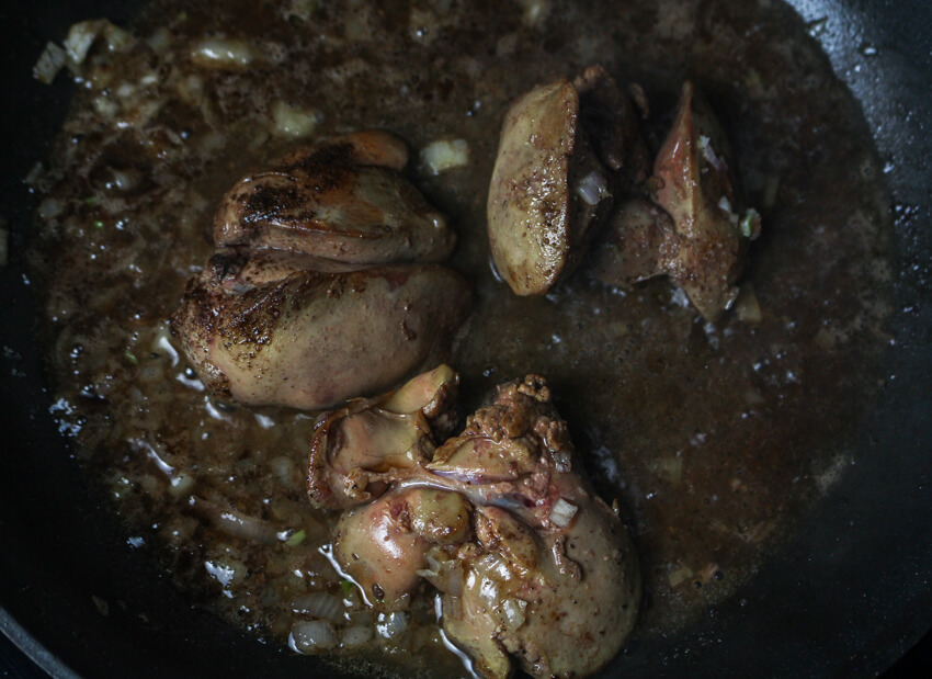 Julia Child's Chicken Livers