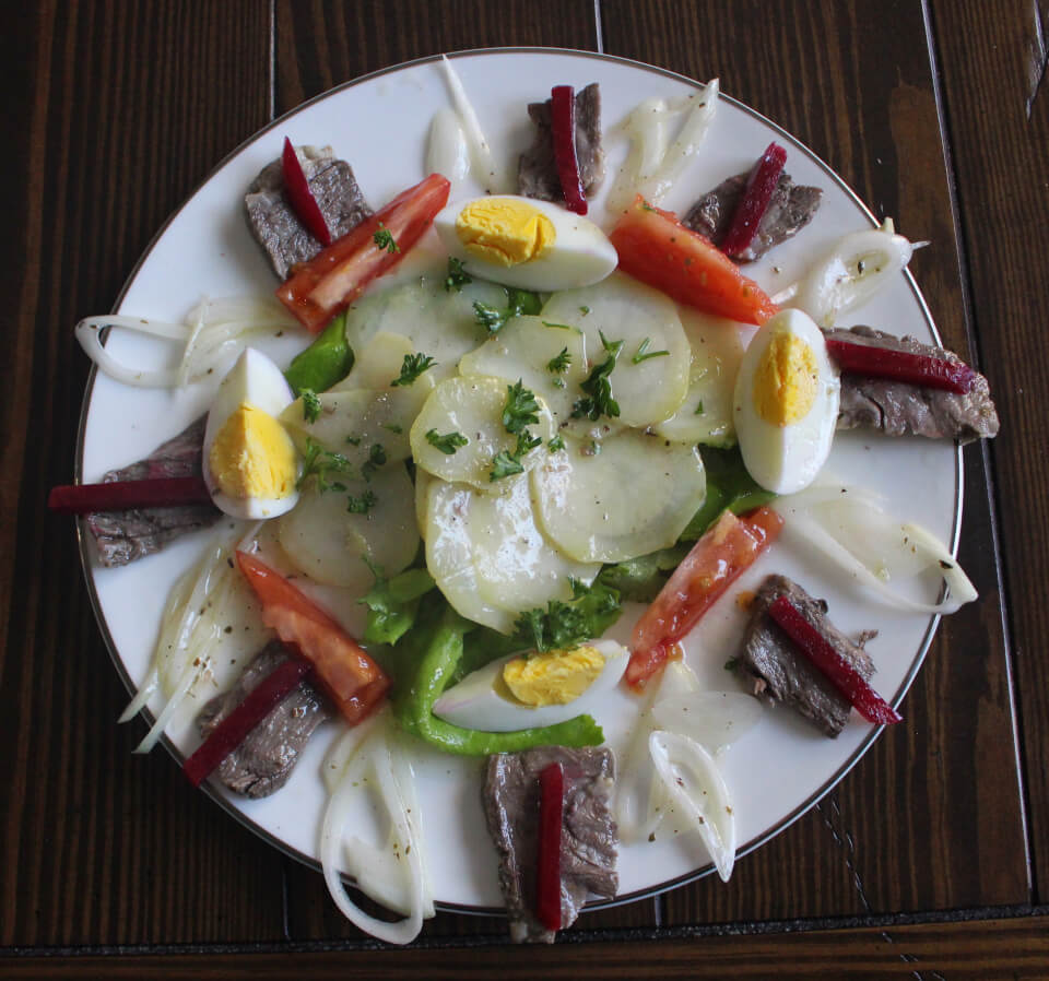 Julia Child Cold Beef and Potato Salad Mastering the Art of French Cooking