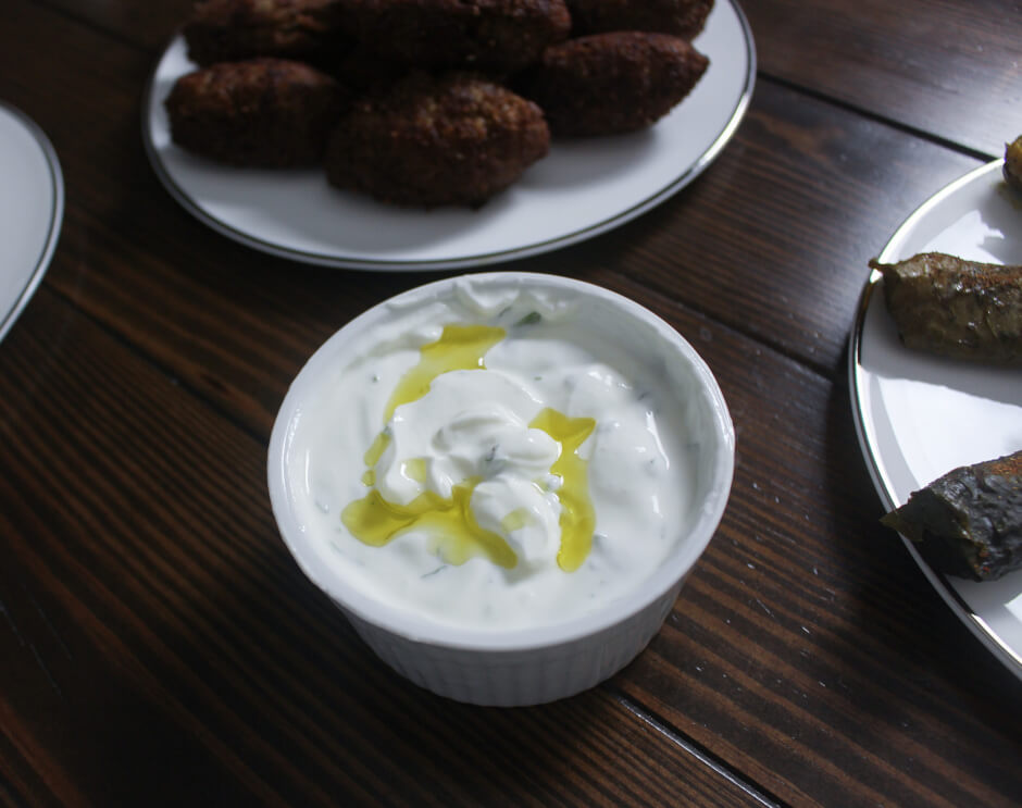 Lebanon Yogurt Dipping Sauce