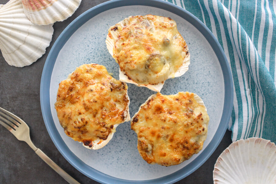 Julia Child Coquilles St. Jacques a la Parisienne Mastering the Art of French Cooking