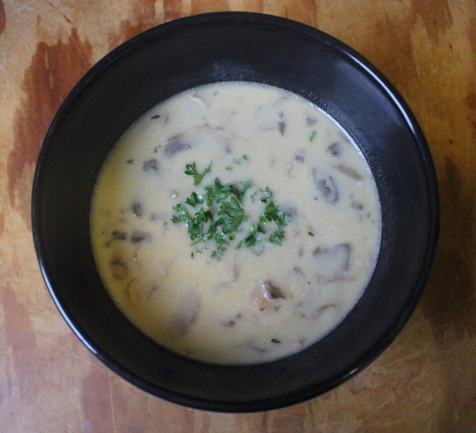 Julia Child's Cream of Mushroom Soup