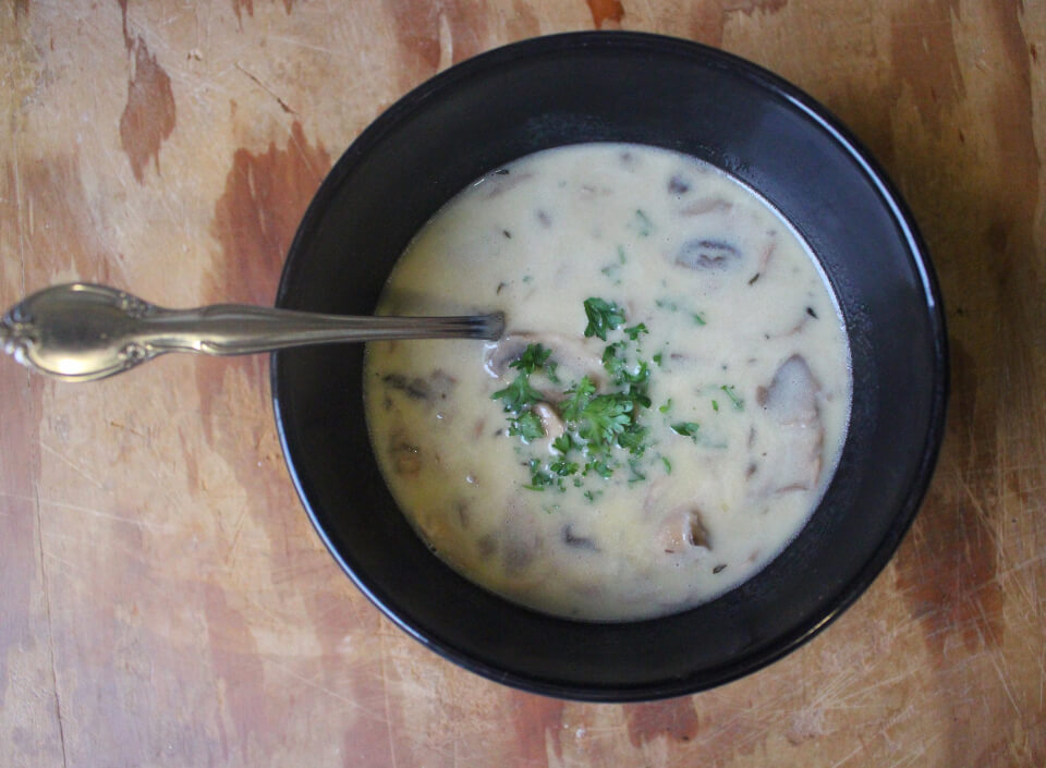 Cream of Mushroom Soup Julia Child