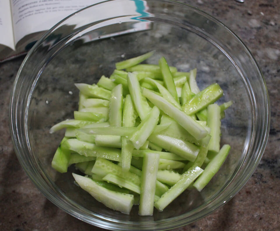 Cucumbers Julia Child