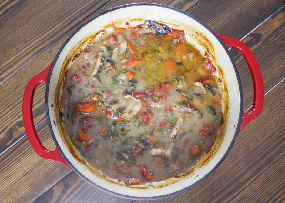 Casserole of Beef with Garlic and Anchovy Sauce Julia Child