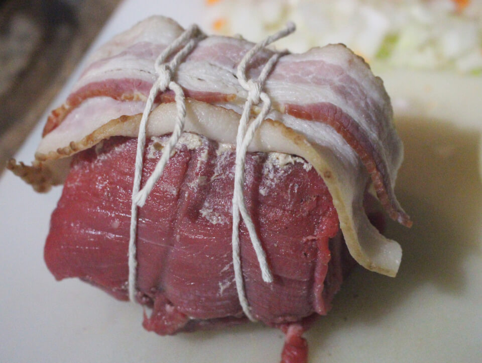 Julia Child Braised Filet of Beef Stuffed with Foie Gras and Truffles