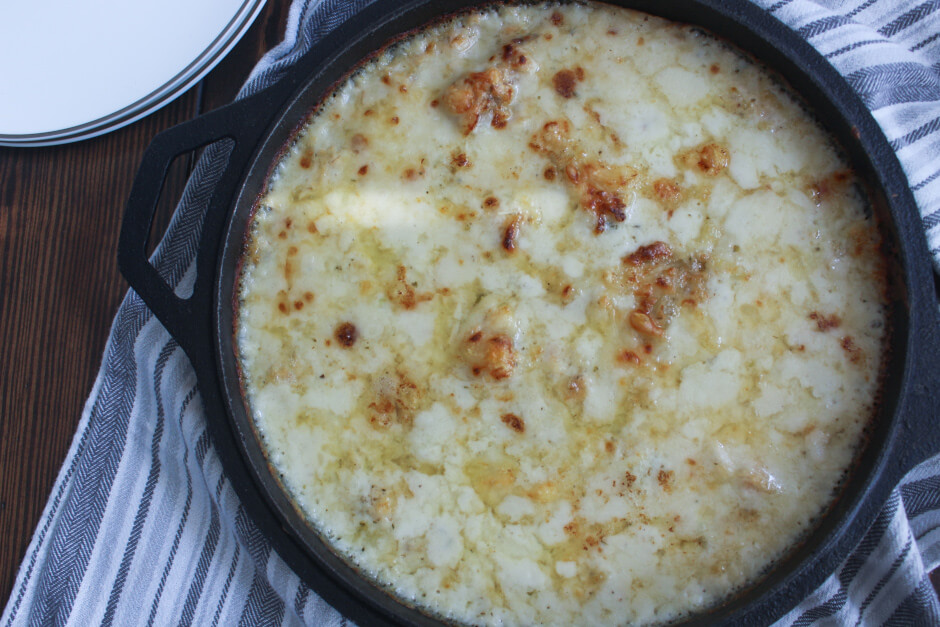 Julia Child Gratin of Creamed Salmon