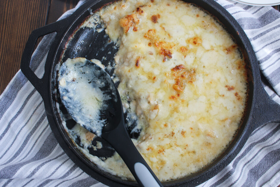 Gratin of Creamed Salmon or Other Fish Julia Child