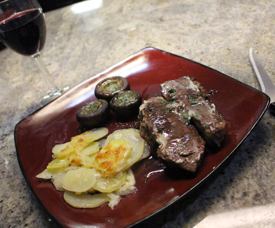 Julia Child Pan-broiled Steak Mastering the Art of French Cooking