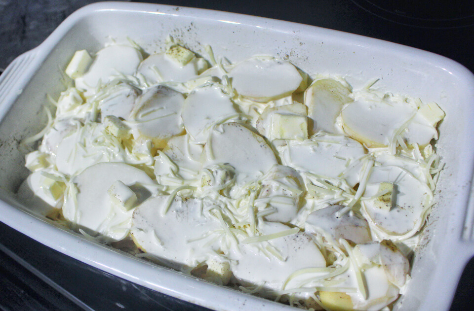 Scalloped Potatoes with Heavy Cream and Cheese Julia Child