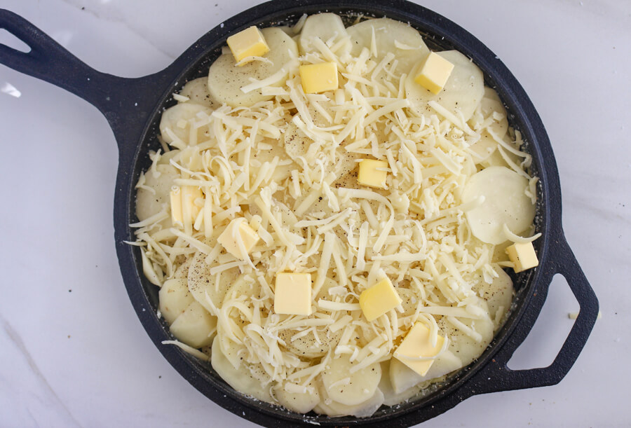 Scalloped Potatoes with Meat Stock and Cheese Julia Child