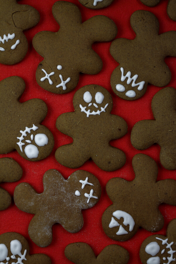 Evil Halloween Gingerbread Men Cookies
