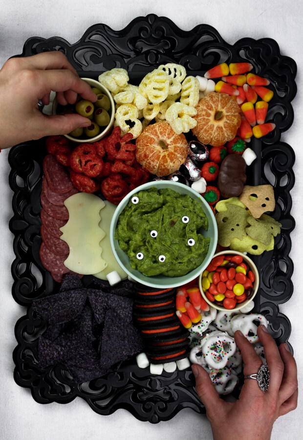 Party Halloween snack board