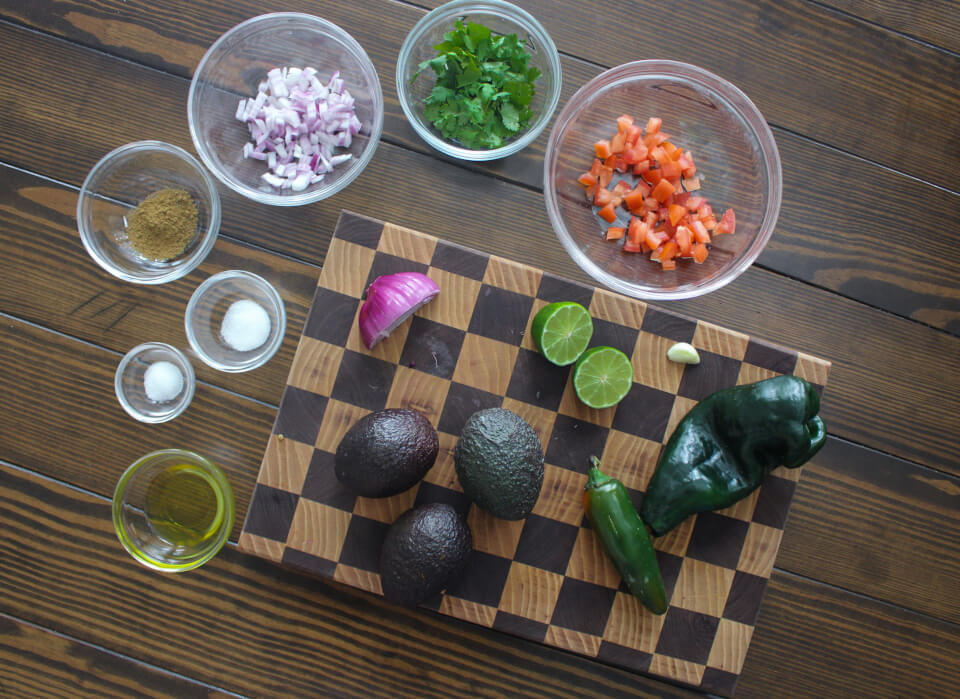 Guacamole Recipe Ingredients