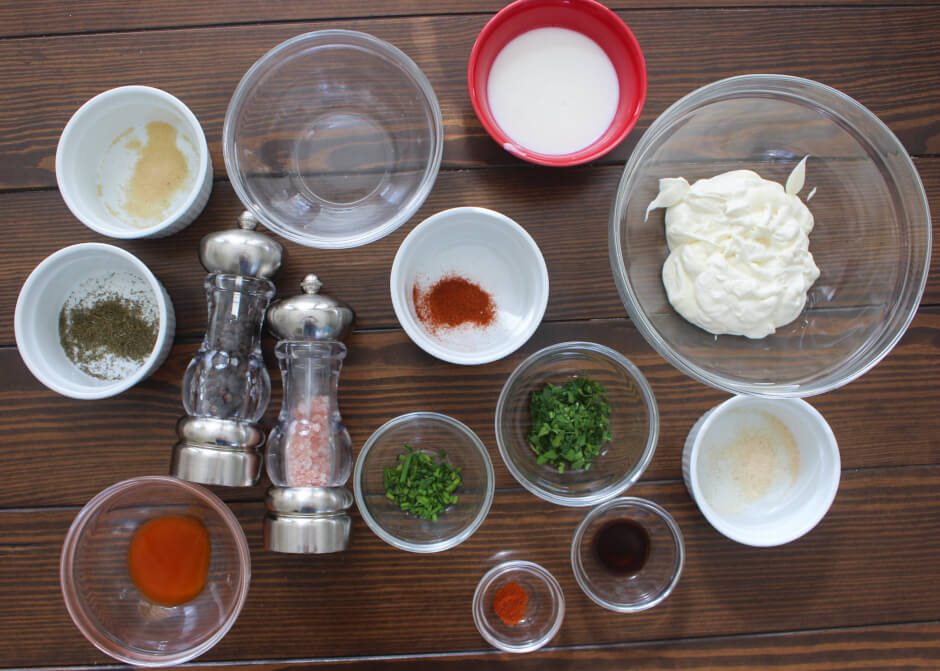 Ranch Dressing Ingredients