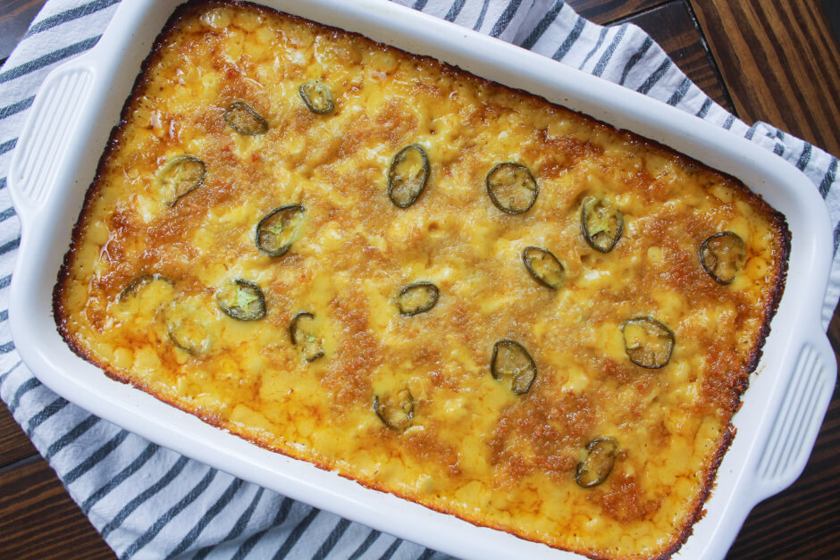 Cooking Laboratory Baked Spicy Jalapeno Mac and Cheese