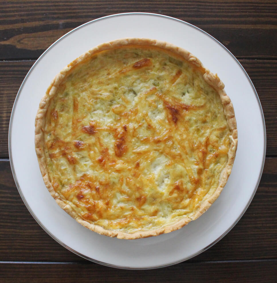 Julia Child's Leek Quiche