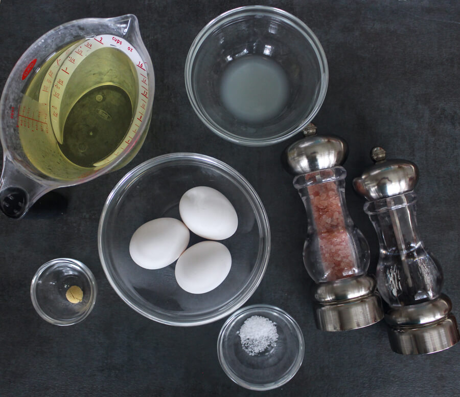 Julia Child's Mayonnaise Made in the Food Processor