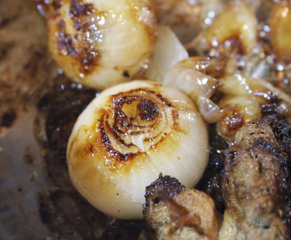 Julia Child Brown-braised Onions