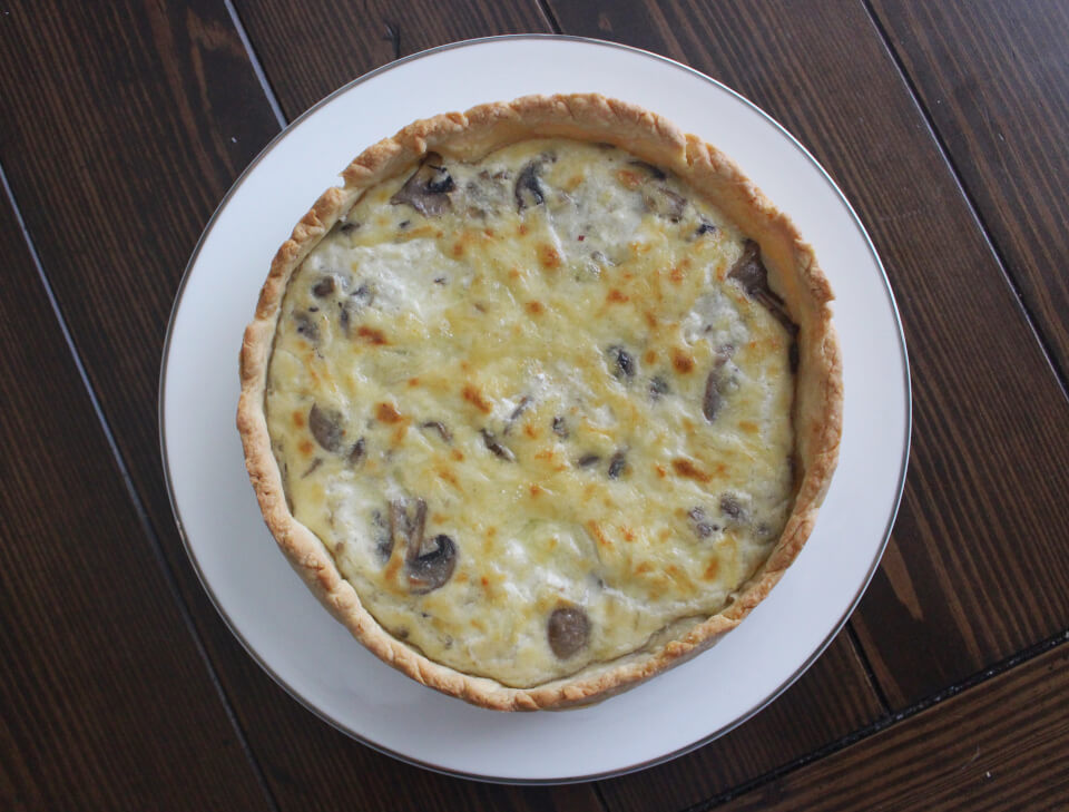 Julia Child's Mushroom Quiche