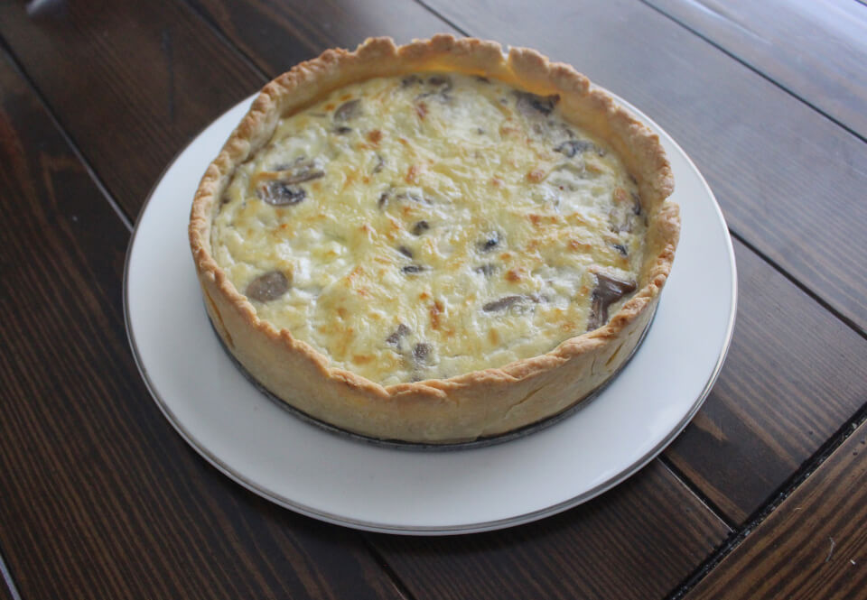 Julia Child Quiche aux Champignons