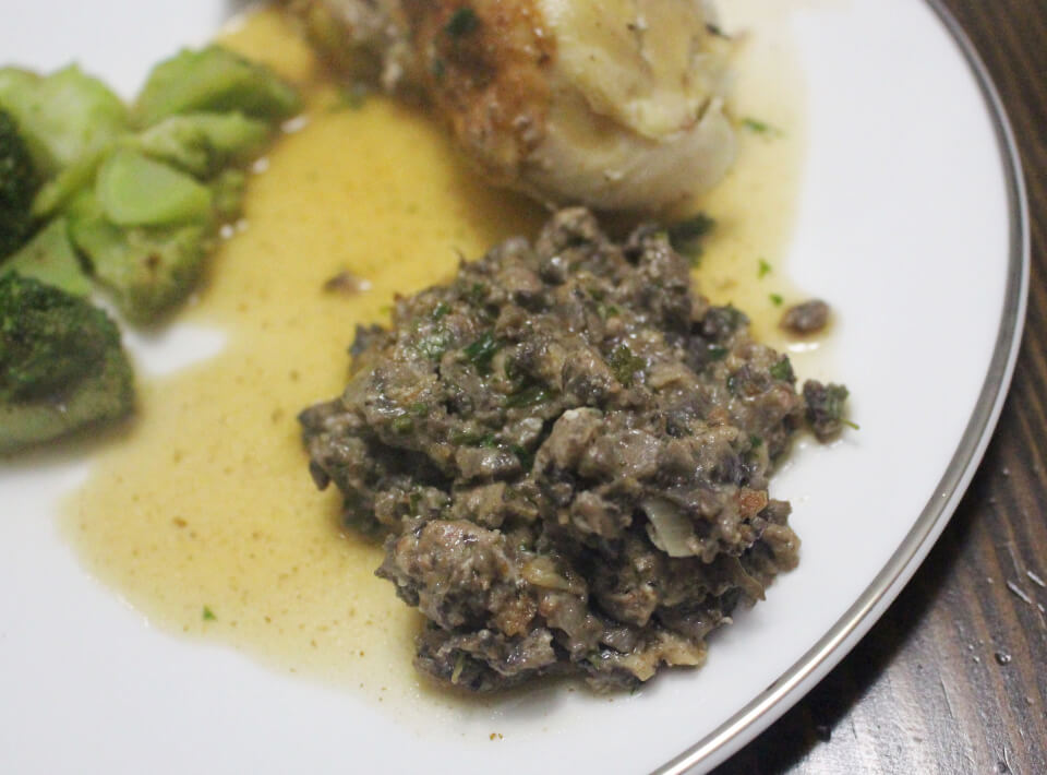 Julia Child's Farce Duxelles