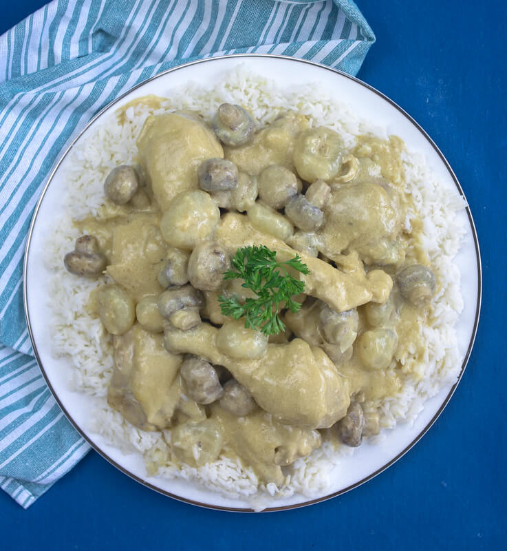 Julia Child's Chicken Fricassee