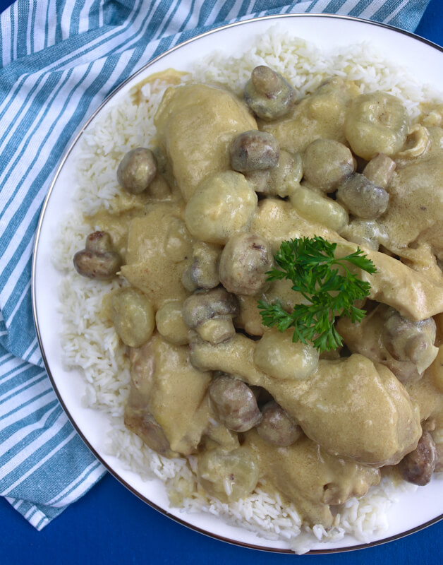 Old-fashioned Chicken Fricassee Julia Child