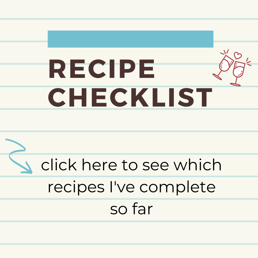 Recipe Checklist Laura The Gastronaut