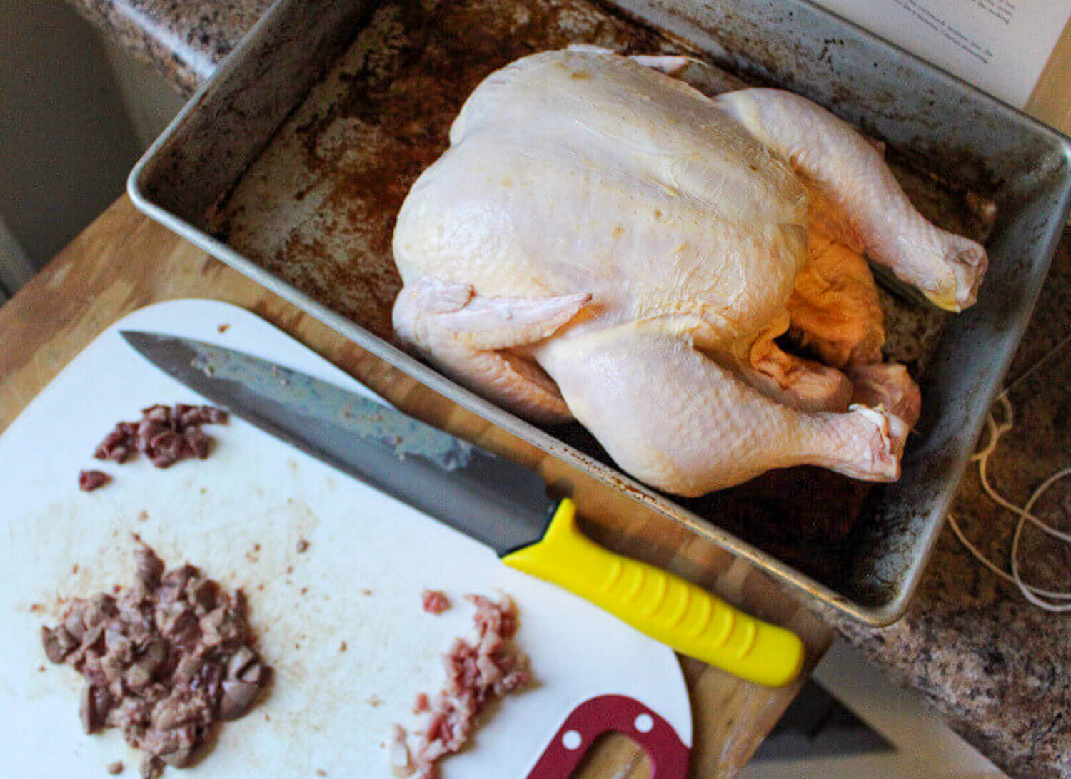 Giblet Stuffing for a Roast Chicken Julia Child