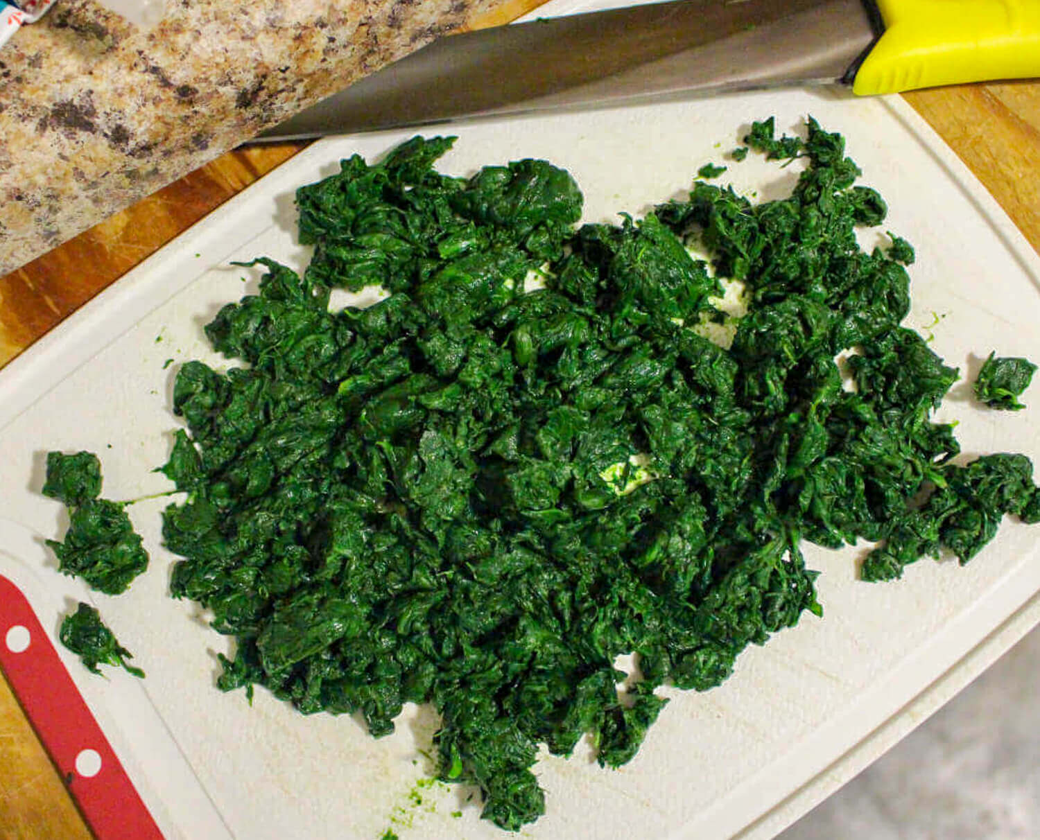 Chopped Blanched Fresh Spinach