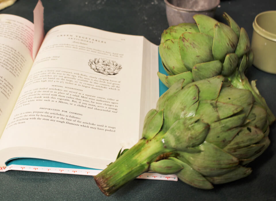 Whole Boiled Artichokes