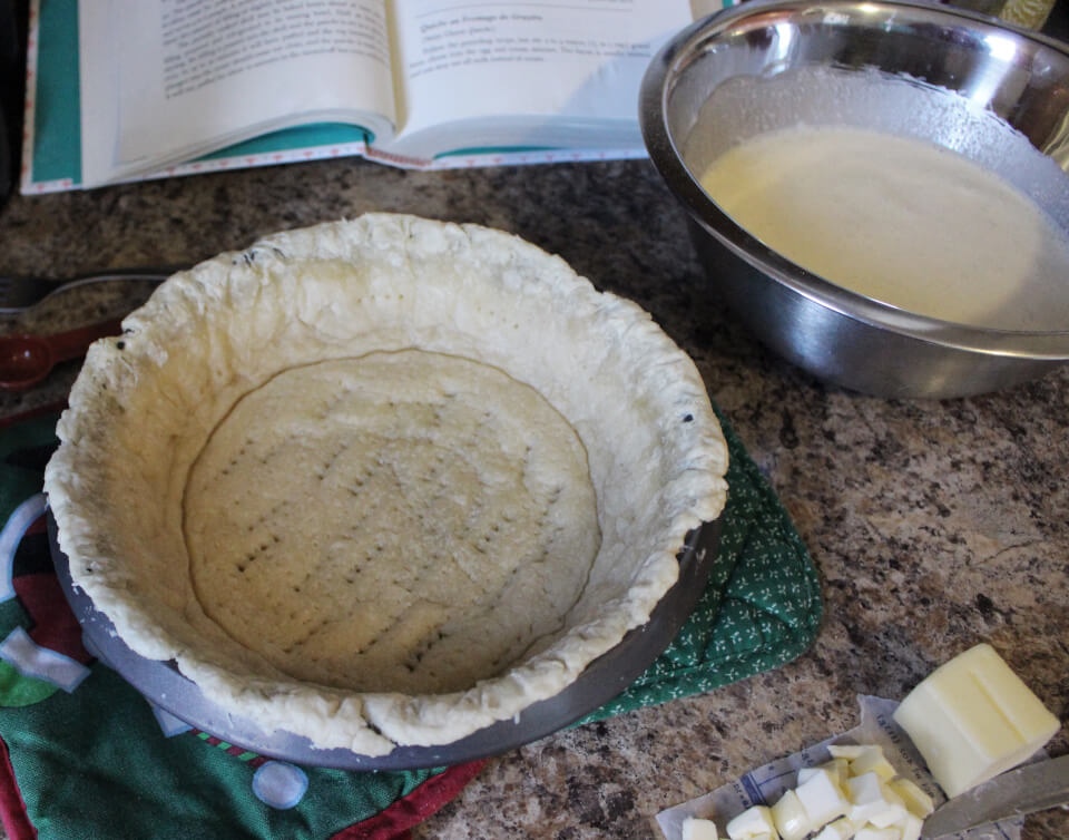 Julia Child's Cream and Bacon Quiche