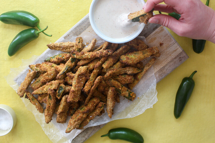 Crunchy Air-fried Jalapenos Recipe