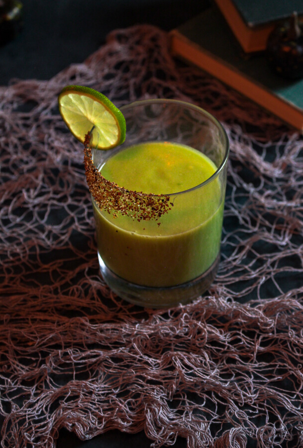 Halloween Green Avocado Margarita