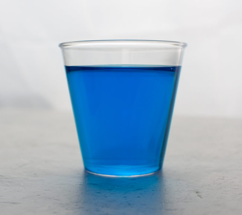Blue Jello Shots with Vodka