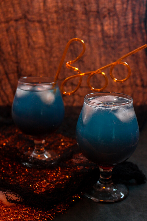 Blue Curacao and Grenadine