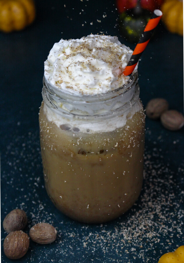 Pumpkin Spice Latte with coffee liqueur