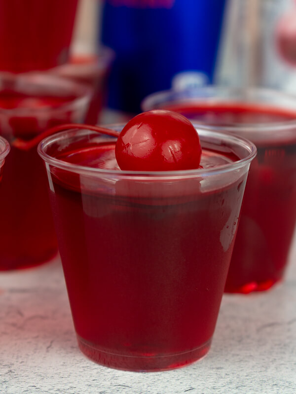 Cherry Vodka Bomb Jello Shots Recipe