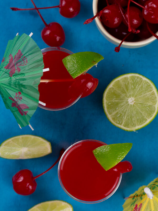 Cherry Limeade Shots Recipe