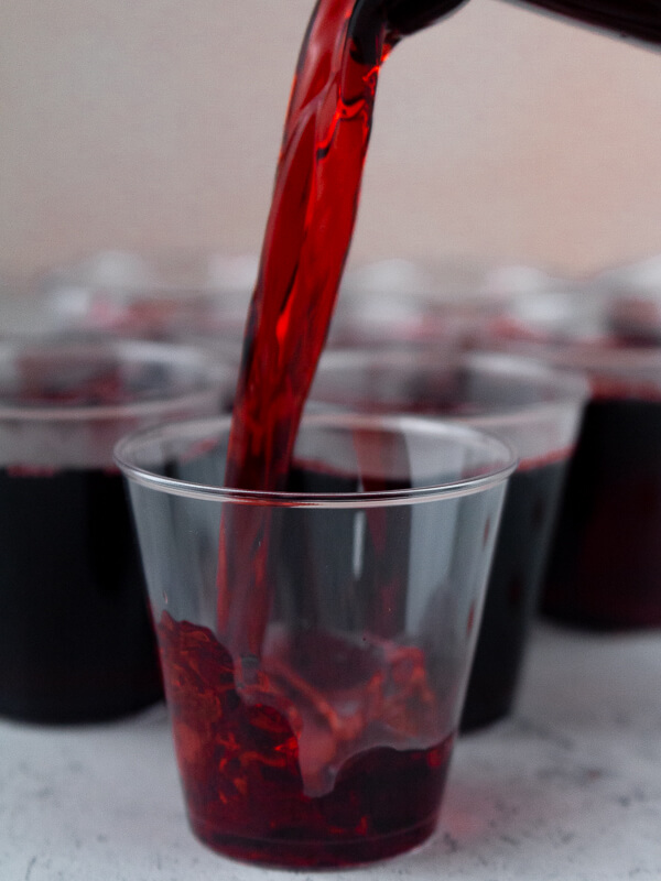Chocolate Covered Cherry Jello Shots Recipe Laura The Gastronaut