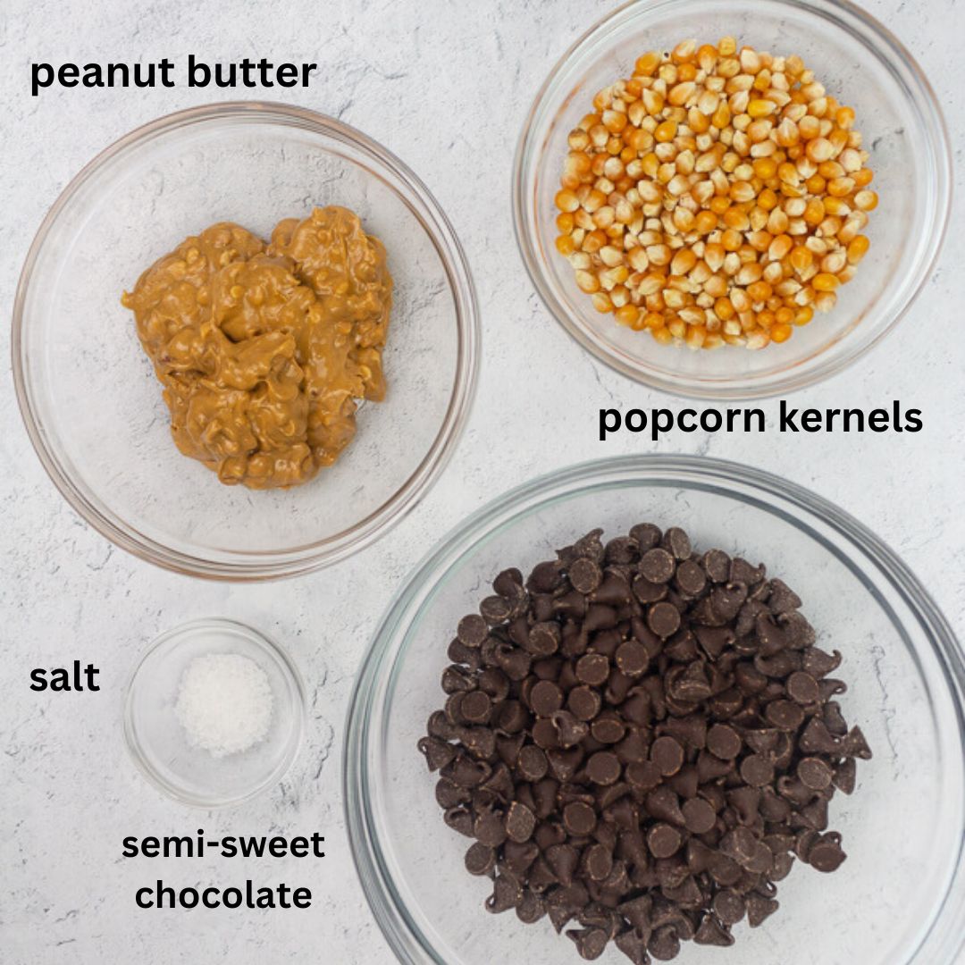 peanut butter chocolate popcorn ingredients