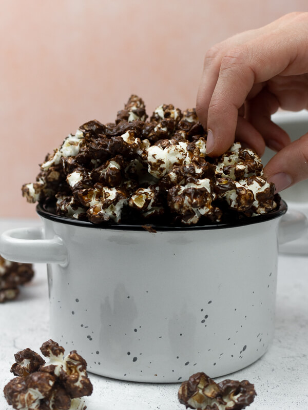 Peanut Butter and Chocolate Popcorn Recipe