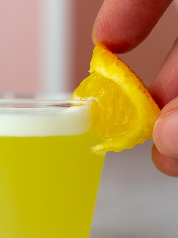 Orange Juice Dreamsicle Shots