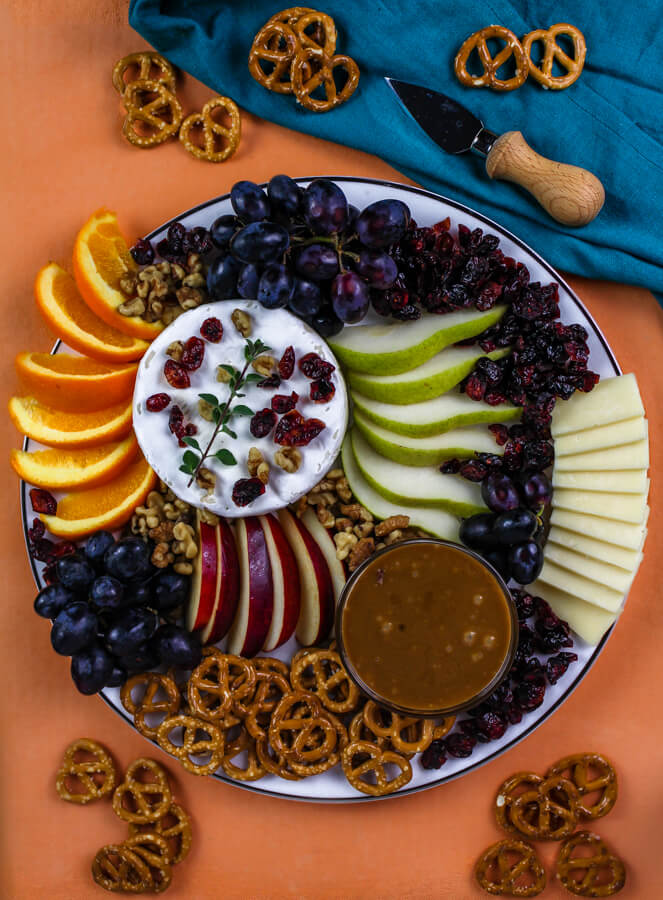 Fall Fruit and Cheese Board
